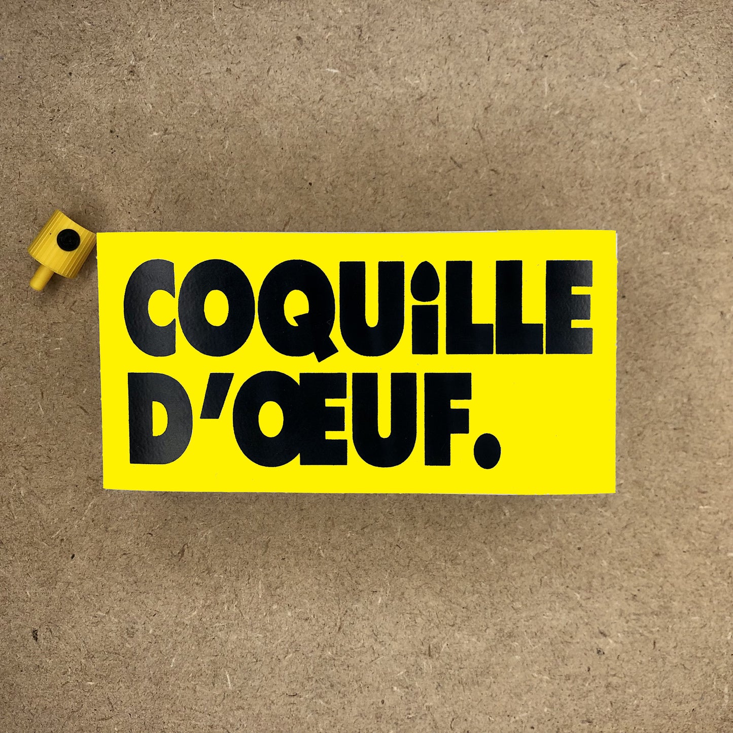 Stickers blancs personnalisés 2 couleurs